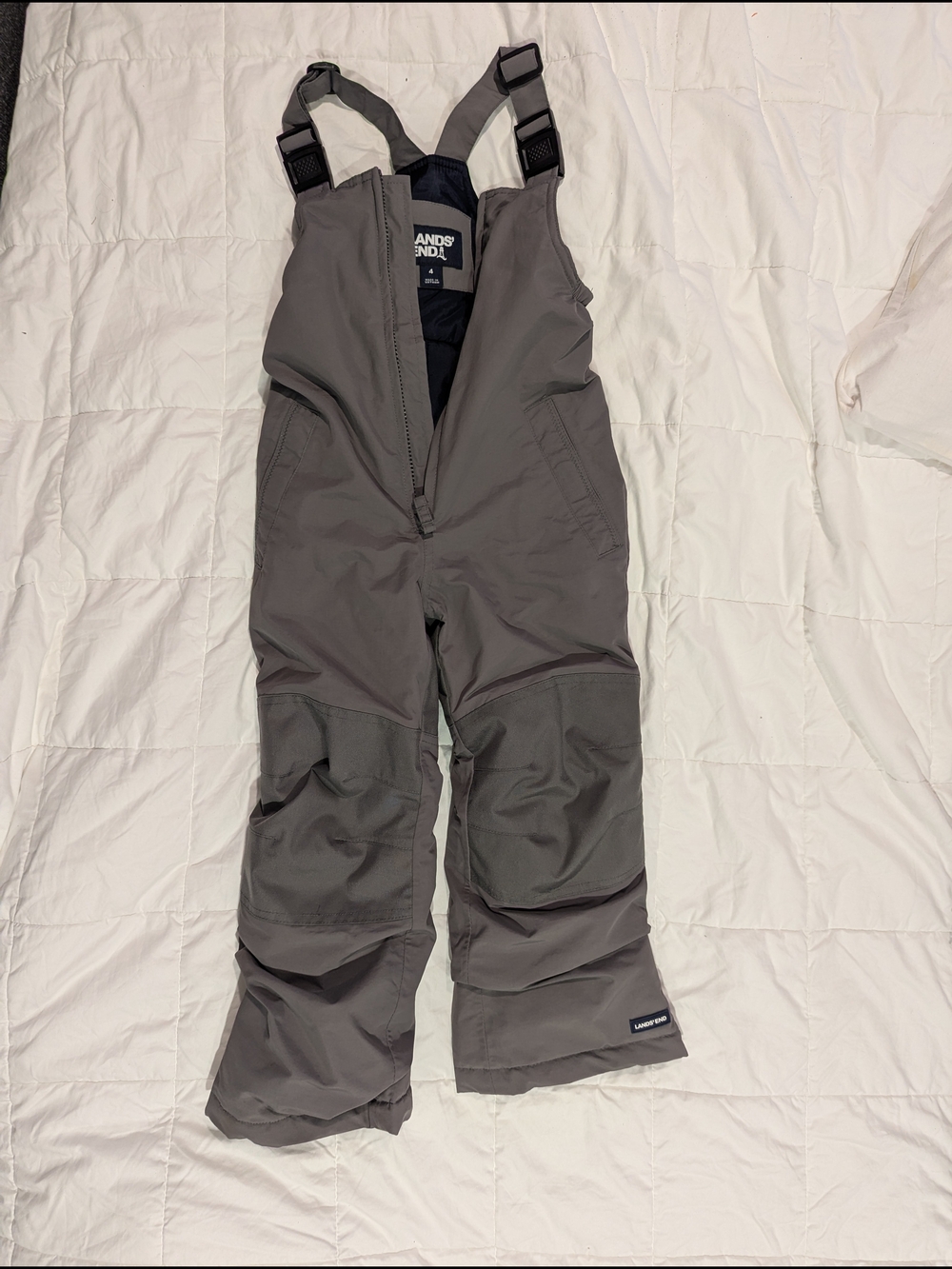 Lands' End Gray 4T Snow Pants